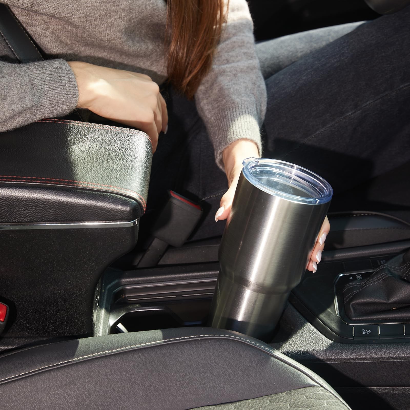 30oz Tumbler Double Wall Vacuum Insulated Travel Mug, Stainless Steel Tumbler…