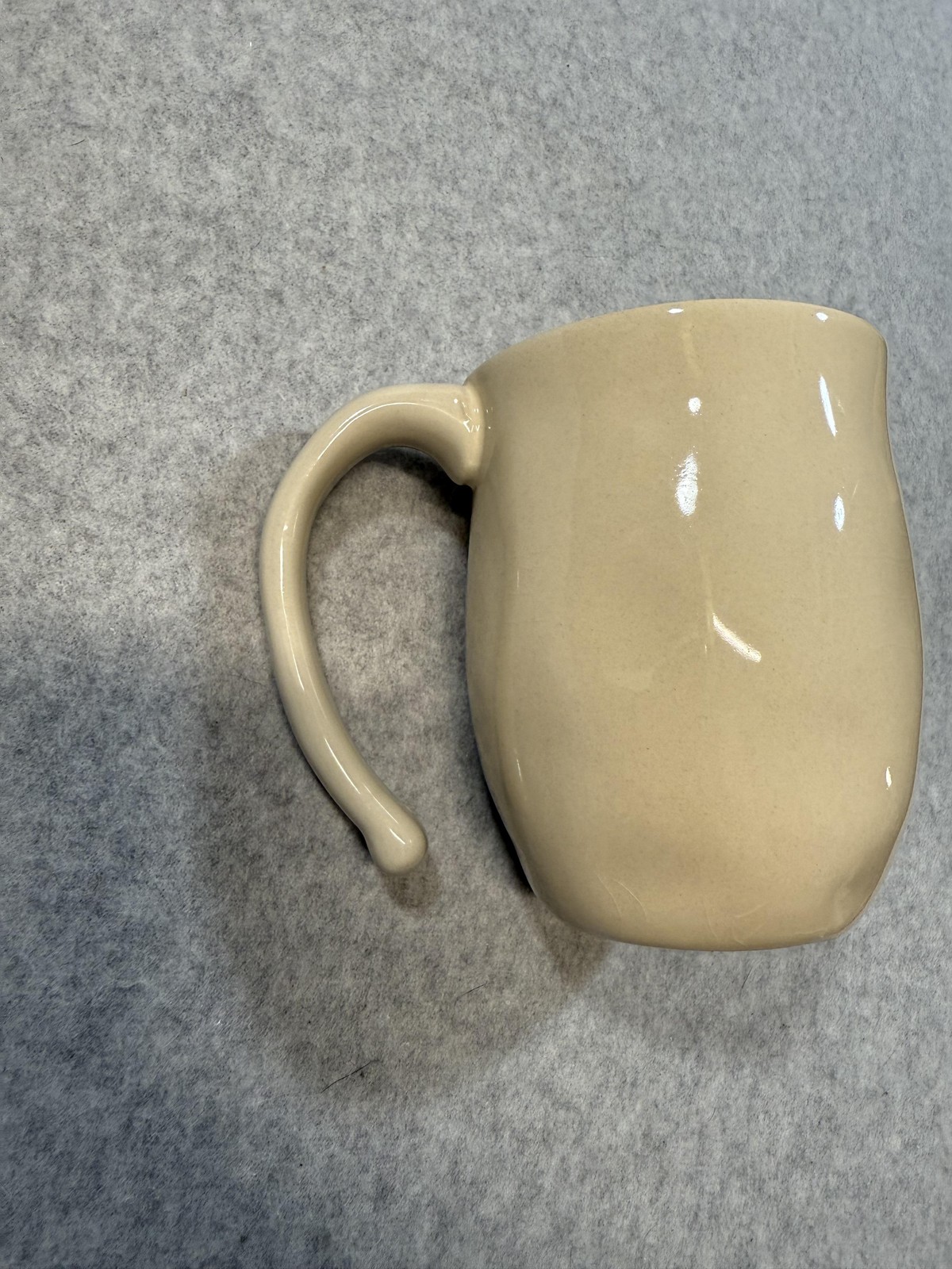 DEMDACO Grateful Heart Ceramic Coffee Mug Cup Tan Microwave Dishwasher Safe