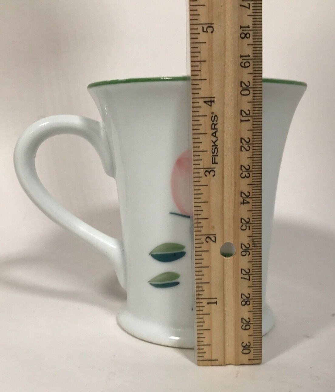 Henriksen Imports Pink Rose Flower Floral 4.25 In 12 Fl Oz Coffee Tea Mug Cup