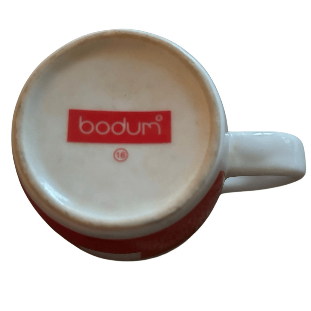 Bodum Switzerland Swiss White Cross Coffee Mug