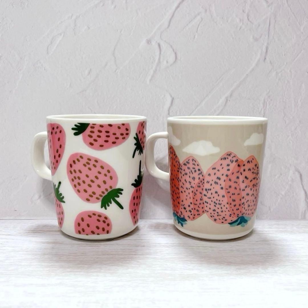 marimekko oiva Mansikka Mug 250ml 2 Type Set vuoret Oiva Toikka K-Citymarket