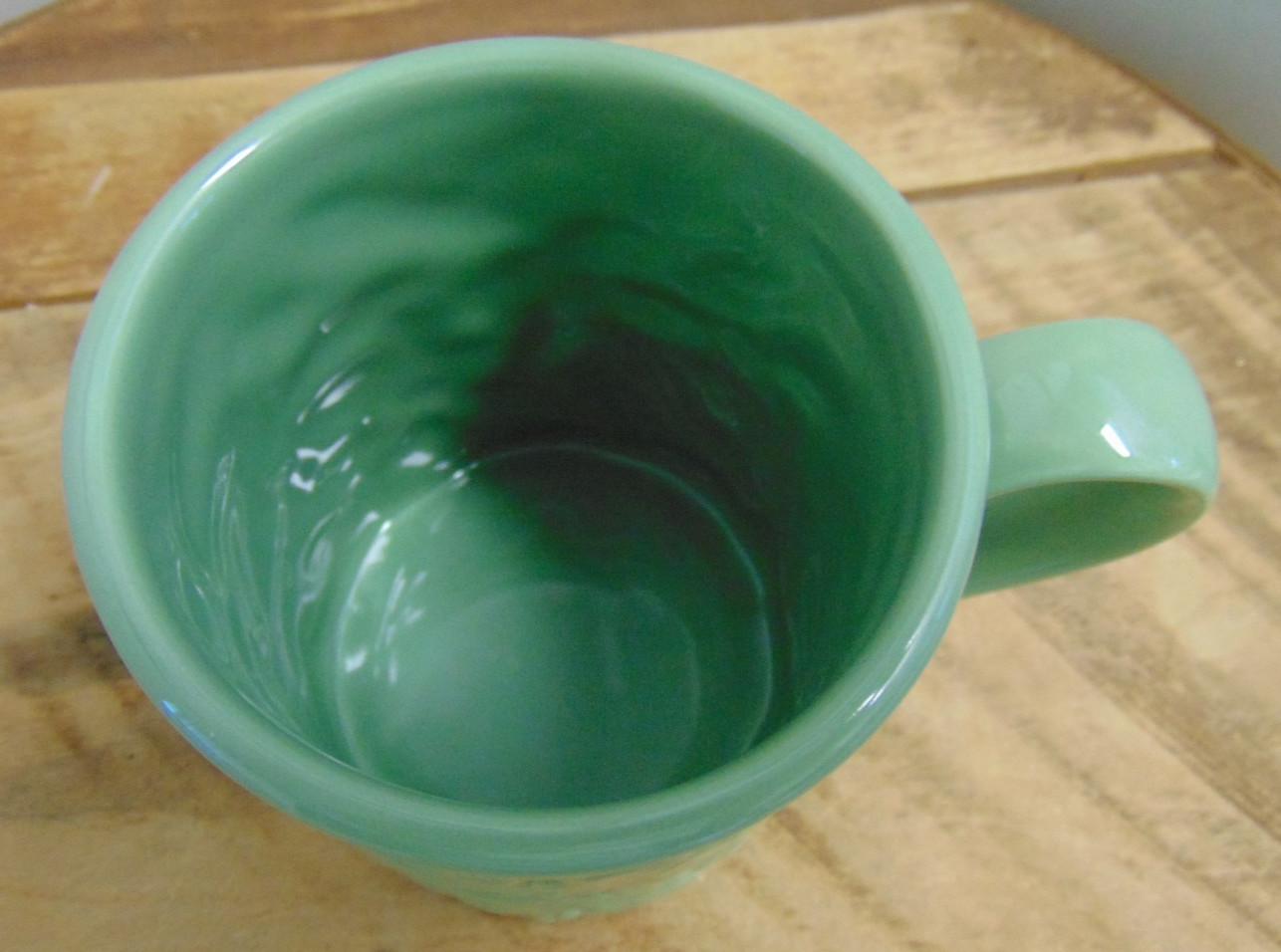 Marjolein Bastin Christmas Embossed Holly Berry Ceramic Green Mug Hallmark