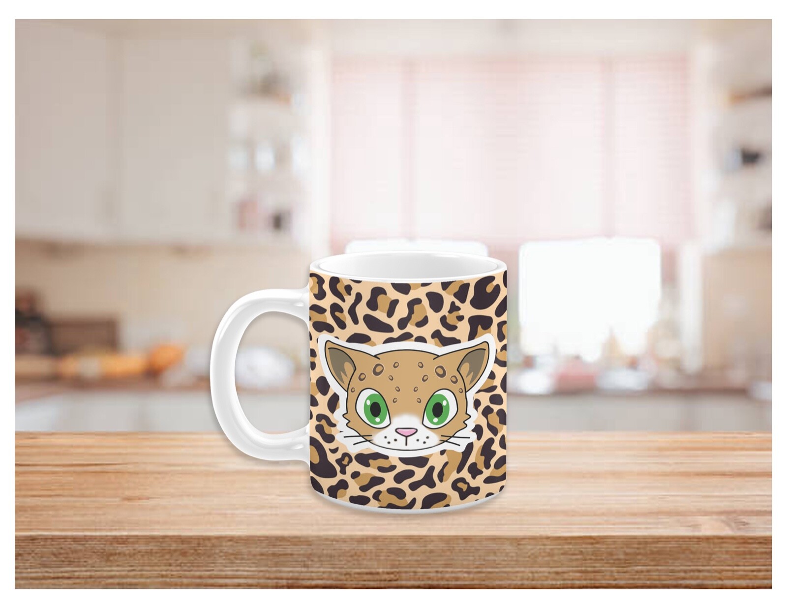 Leopard Print Pattern Mug 11oz or 15oz