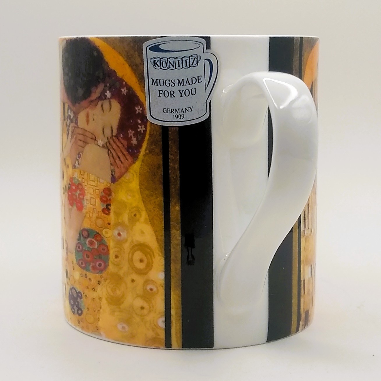 KONITZ Gustav Klimt – Der Kuss (The Kiss) 12oz Coffee Mug Fine Art Romance Love