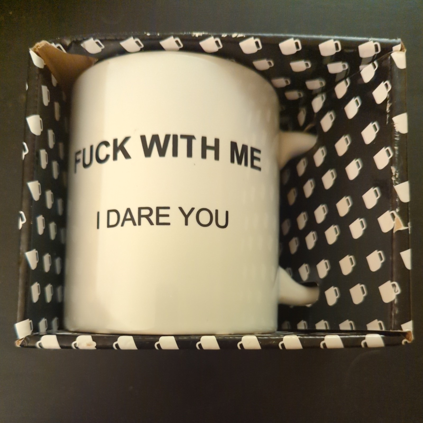 Hilariously Aggressive Attitude Mug 18 oz Adult-Novelty Item Gift