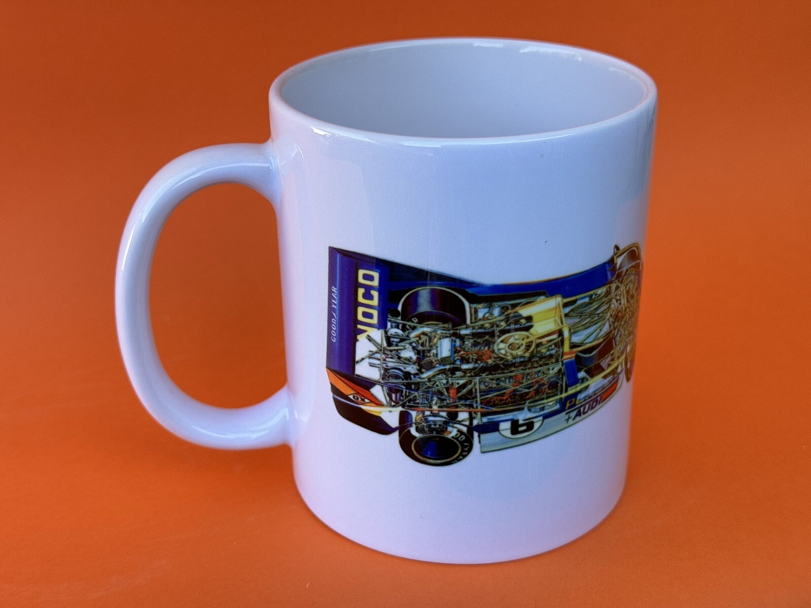 1 x Ceramic 11oz Coffee Tea Mug, Porsche 917/30