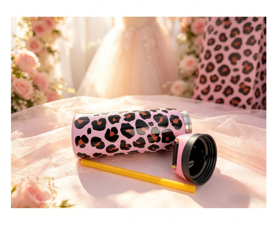 Owala 32oz FreeSip Stainless Steel Water Bottle – Jungle Stroll Pink -2026 Gift