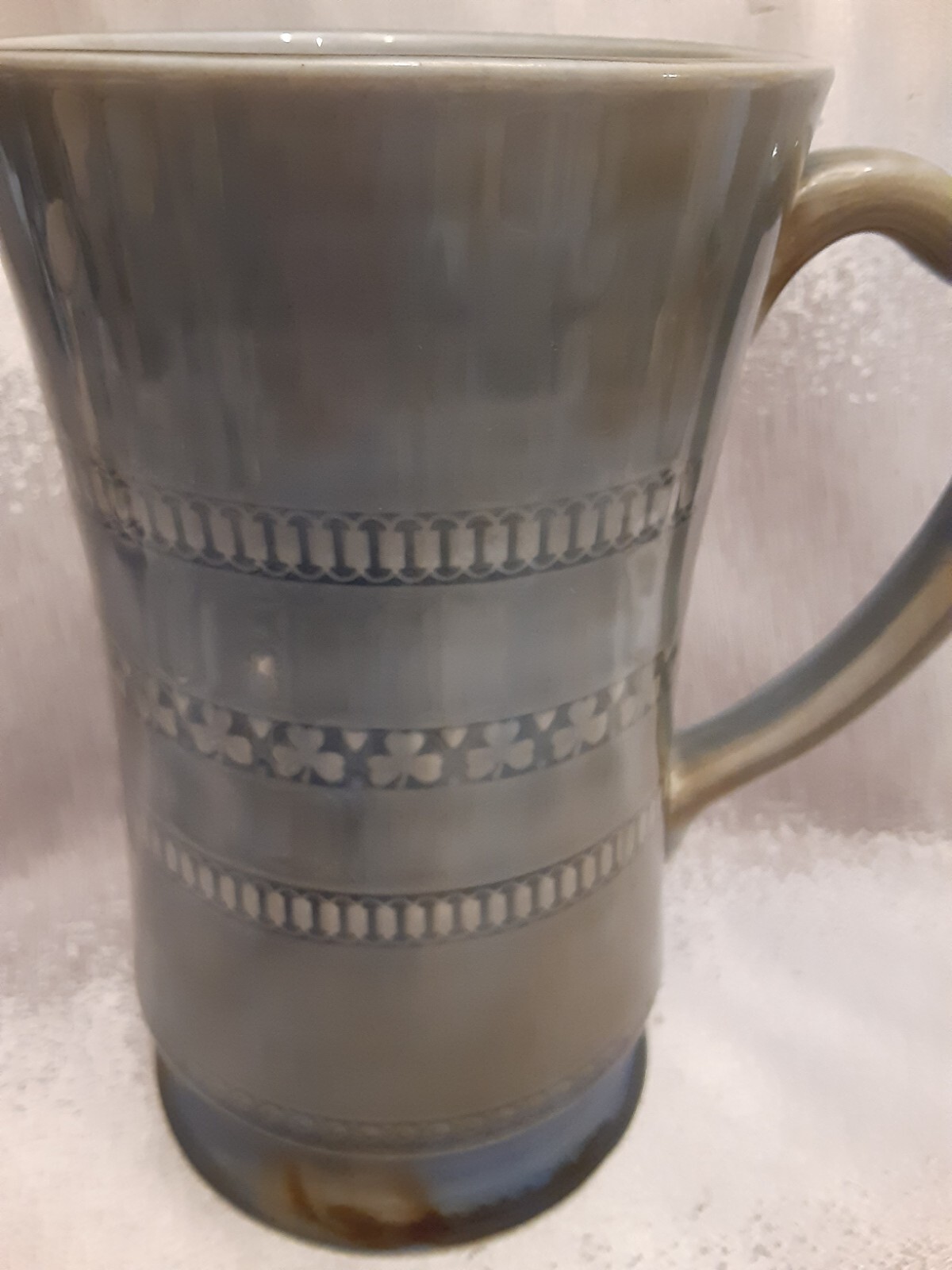 Wade Irish Porcelain Mug with Clovers Ireland 20 Oz