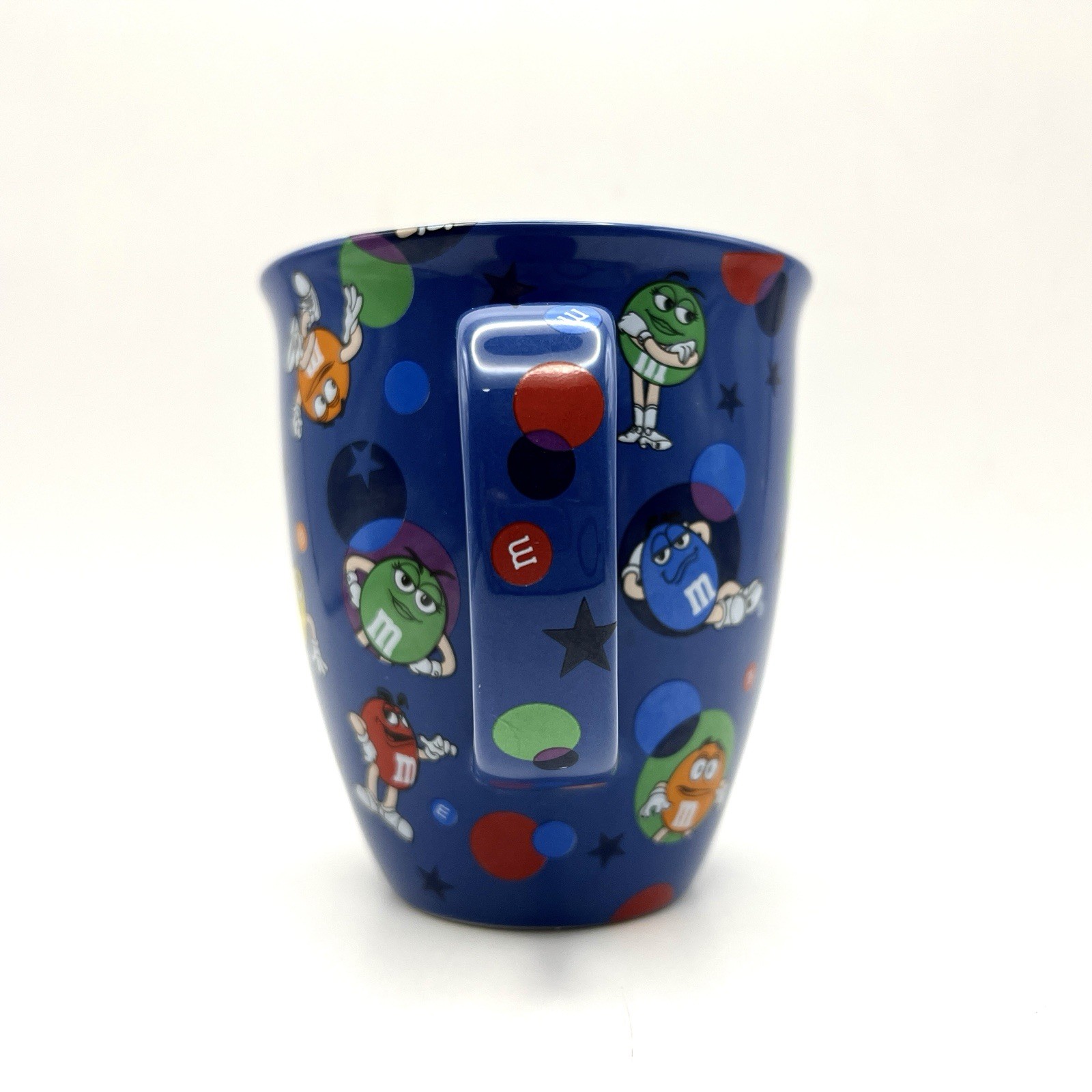 M&M’s Characters Coffee Mug Blue Ceramic Large Stars Tea Cup Mars Inc Thailand