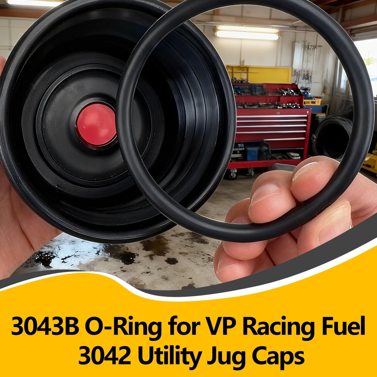 NBRINGO 10Pack Fuels Jug Cap O Rings Replacement 3043B ORing for VP Racing F…