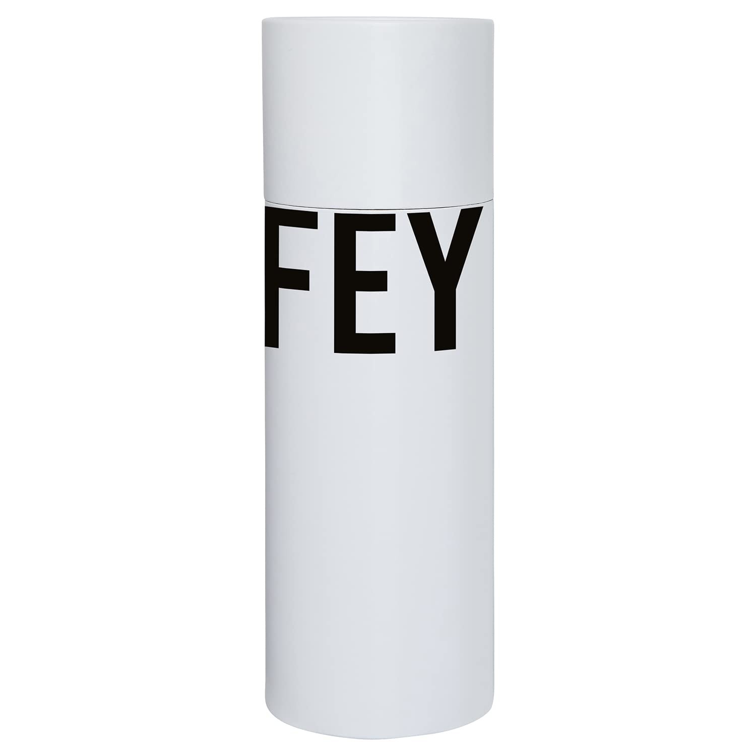 Wedding Collection Black and White Skinny Tumbler with Straw, 20-Ounce, Wifey