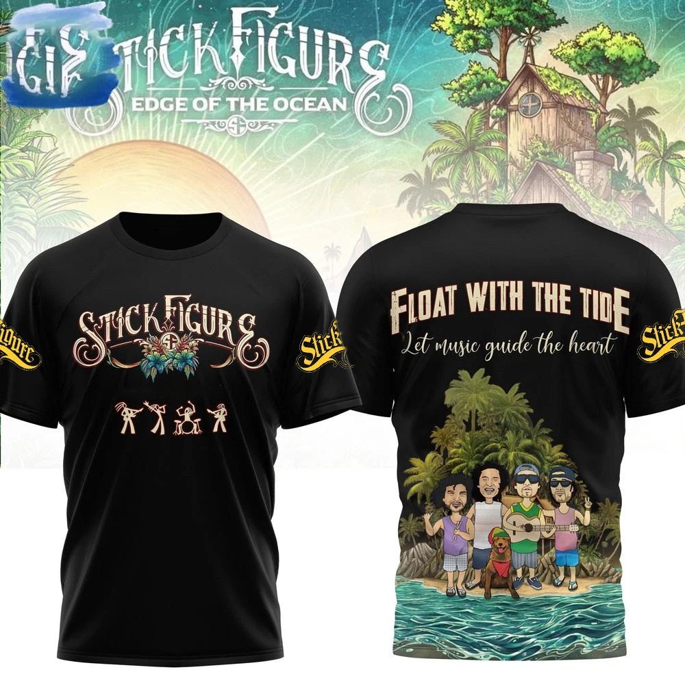Stick Figure Band Summer Tour Short Sleeve S to 6XL 3D Shirt PN975