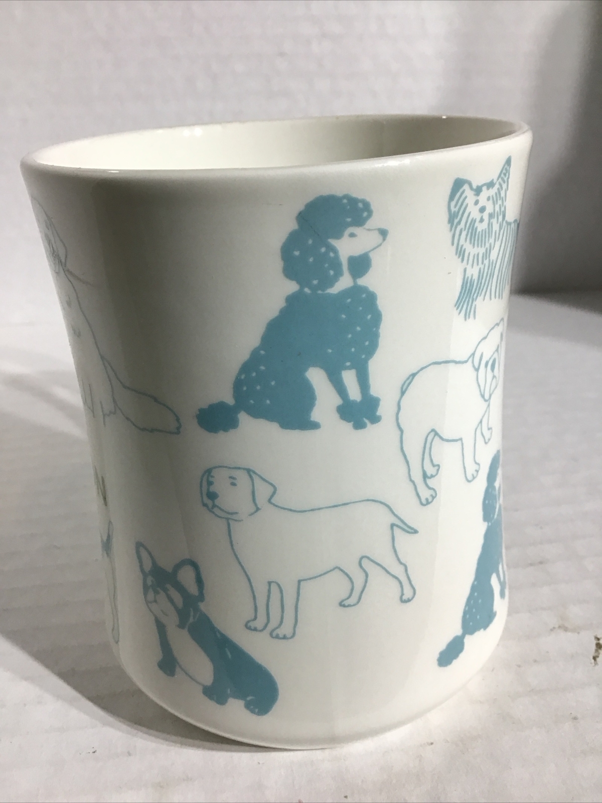 DOG PERSON COFFEE MUG. Art Deco Print Mug. B135