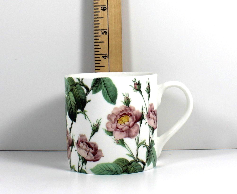 Stechcol Gracie Bone China Roses coffee mug