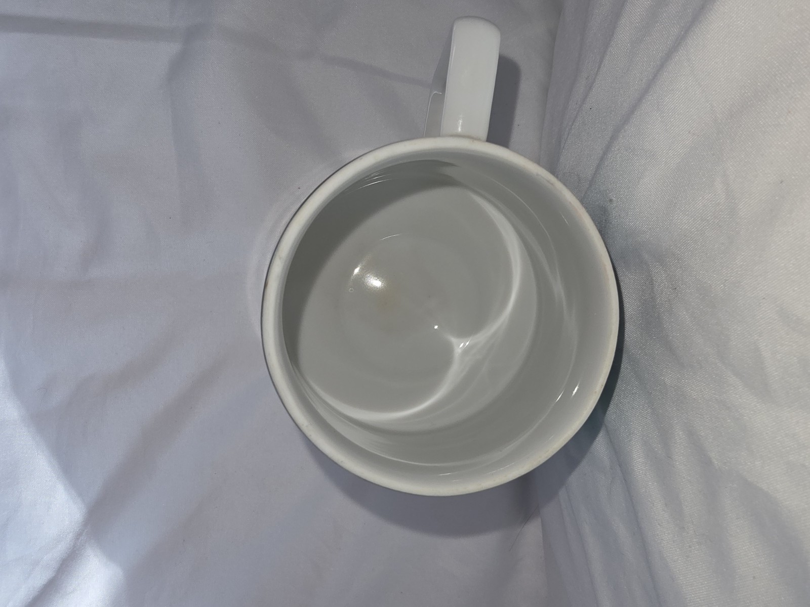 Ceramic Pedestal Coffee Mug 10 fl oz Mid-Century Modern Blue Geometric