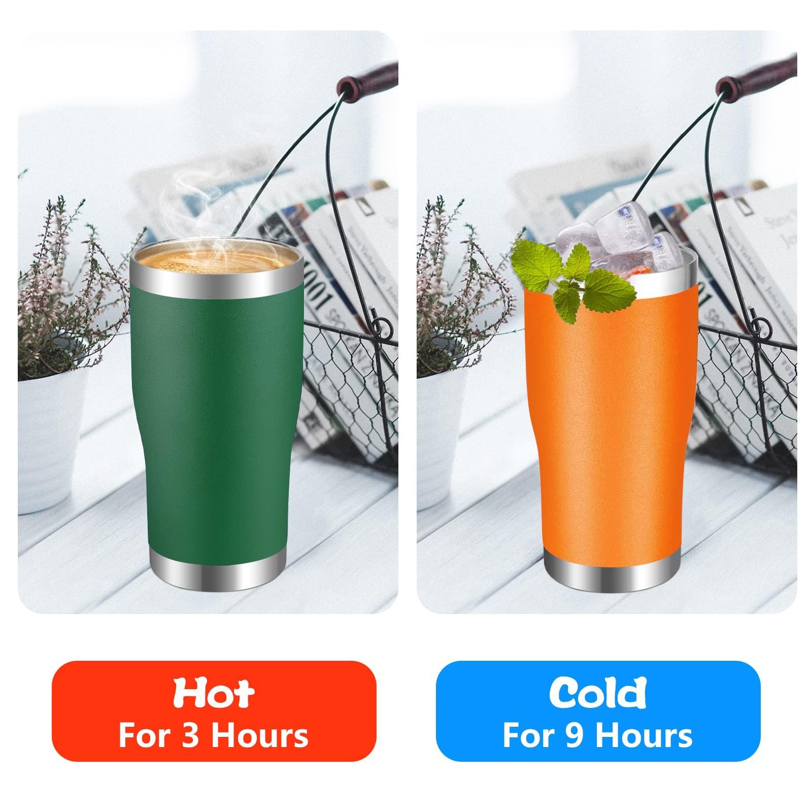 20oz Tumbler Stainless Steel Tumbler Cup with Lid And Straw Vacuum Insulated …