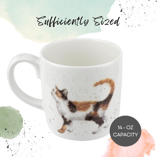 Royal Worcester Wrendale Designs 14 oz Mug – Feline Fine