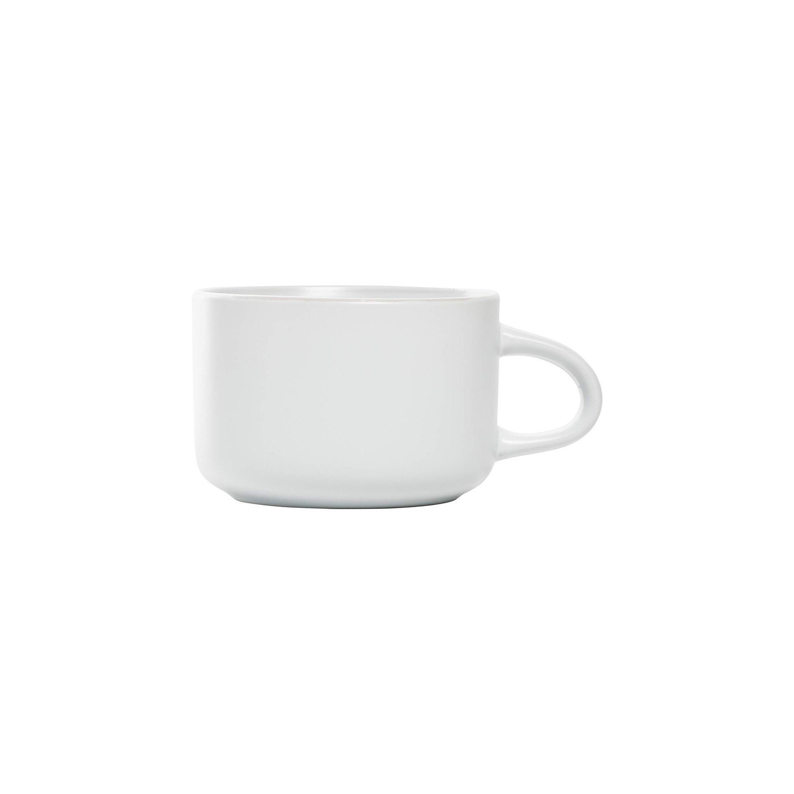 Wazee Matte 4.75″/22 oz Oversized Mug, Set of 6, White