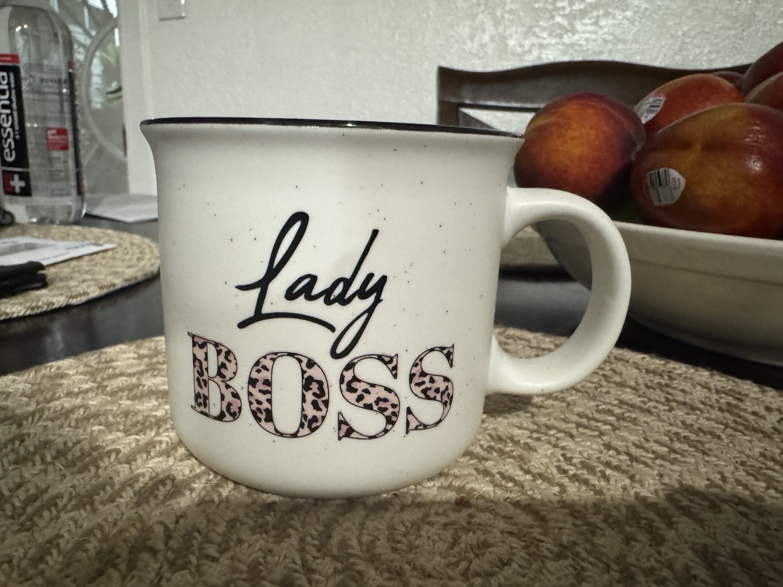 Sheffield Home Lady Boss Leopard Print Coffee Mug 20 oz Ceramic Microwave Safe