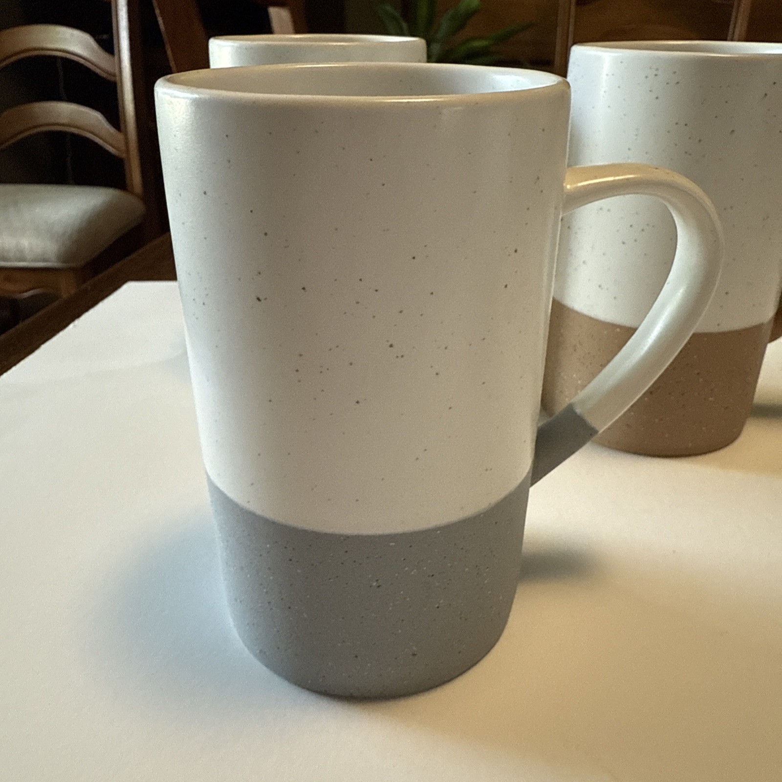 SET OF 4 Mora Ceramic 12oz Coffee Mugs Tea Cups with Handle Lead free NICE