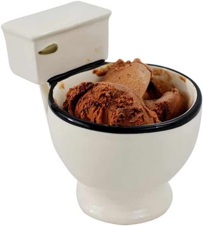 Novelty Toilet Ceramic Mug With Handle Coffee Tea Milk Ice Cream Cup Funny Gifts