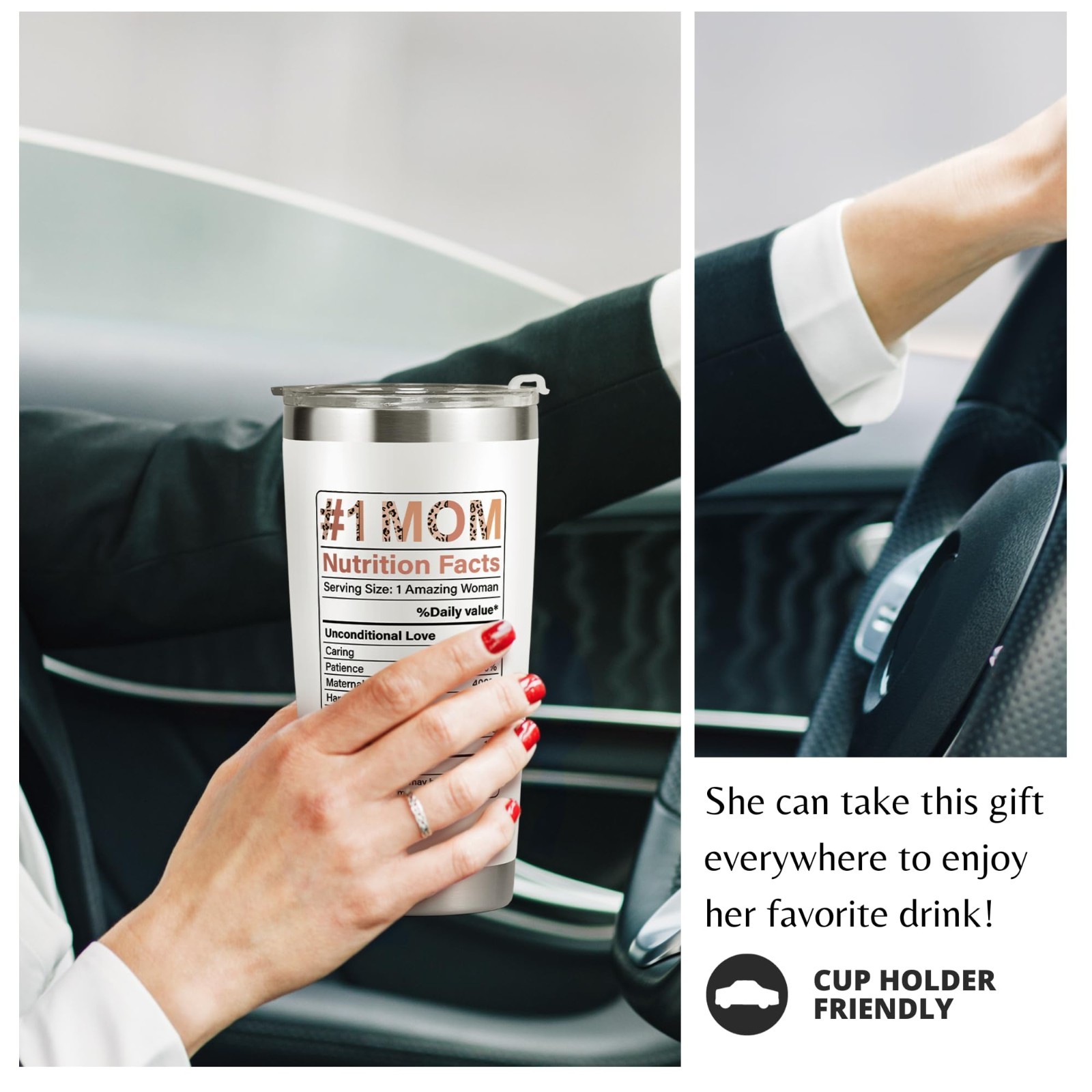 20 Oz Tumbler Gift for Mom – Birthday, Valentine’s, Mother’s Day Ideas for New M