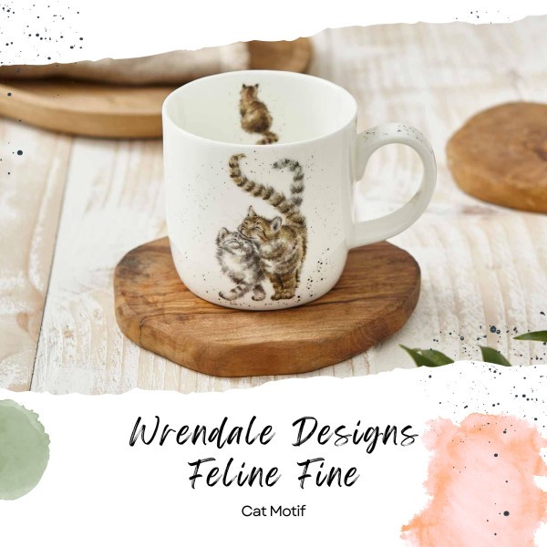 Royal Worcester Wrendale Designs 14 oz Mug – Feline Fine