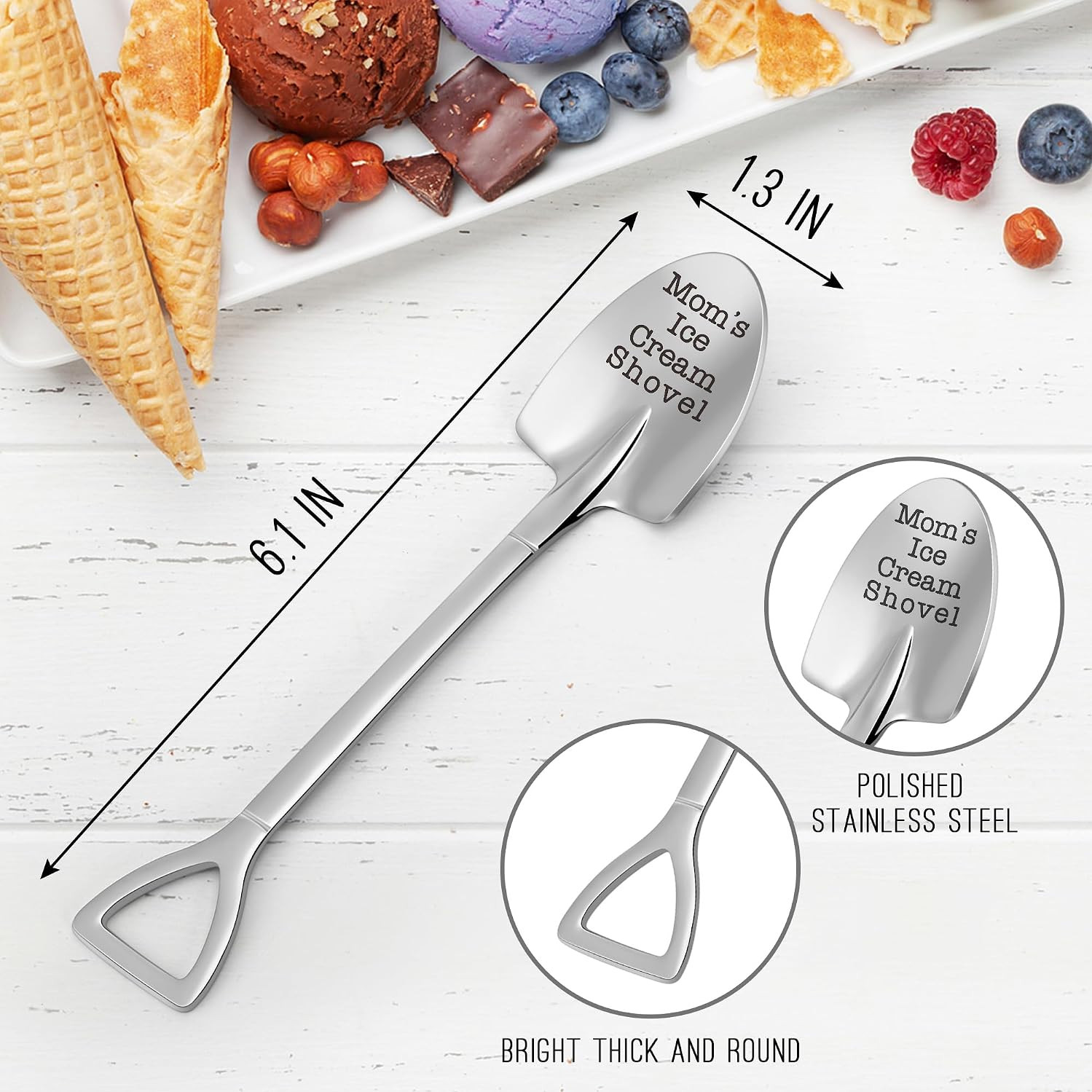 Birthday Gifts for Mom, Mom Gifts from Daughter/Son, Funny Mom’s Ice Cream