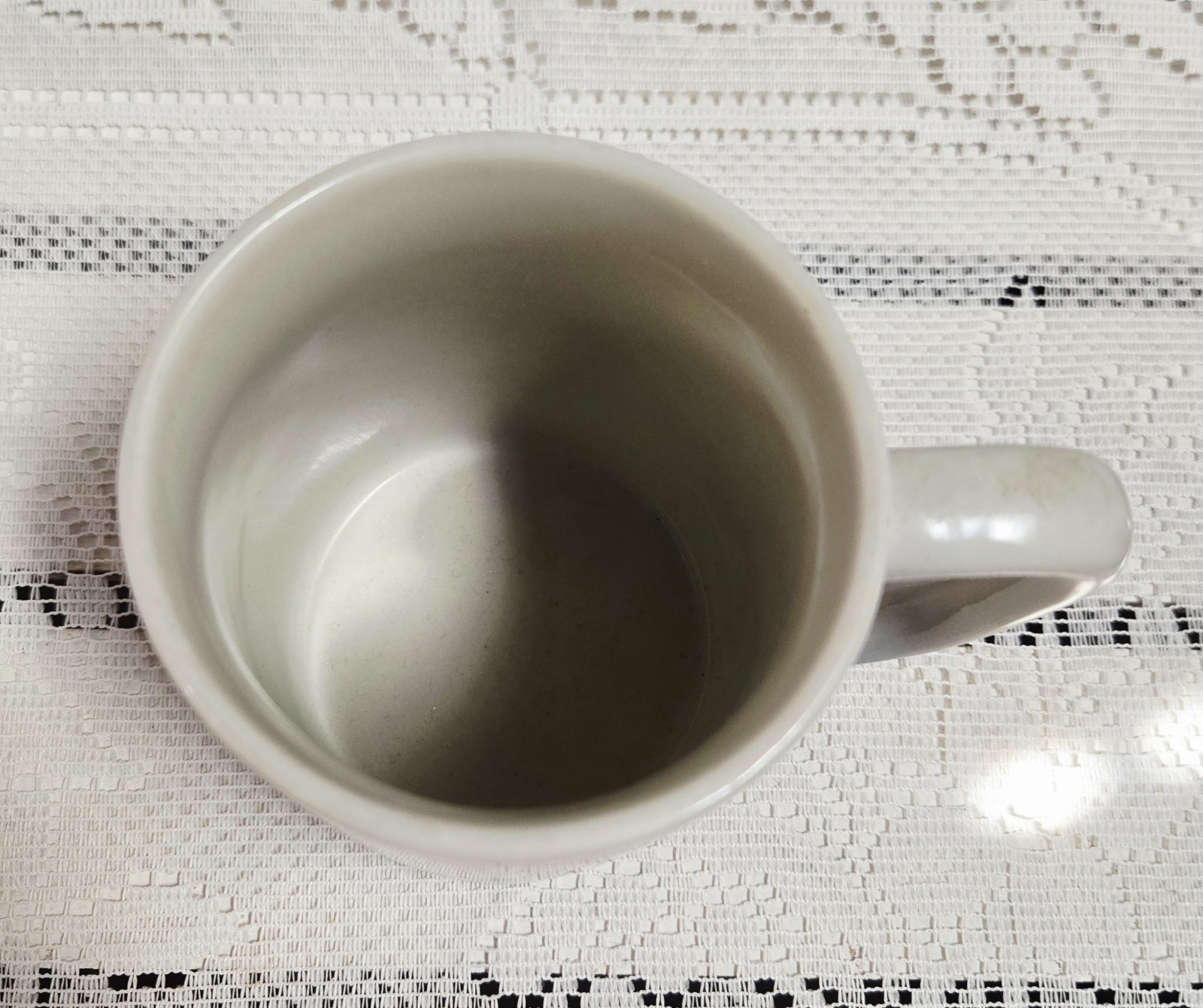 Vintage Otagiri Japan Stoneware Coffee Mug Fishing Boats Nautical Dock Pier