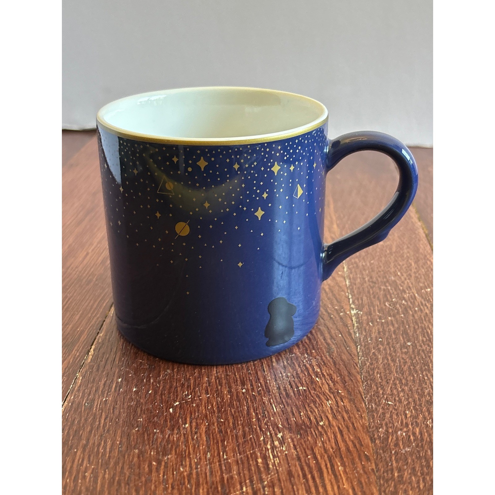 Yanxuan Navy Blue Celestial Starry Night Tea Mug with Rabbit Tea Bag Holder