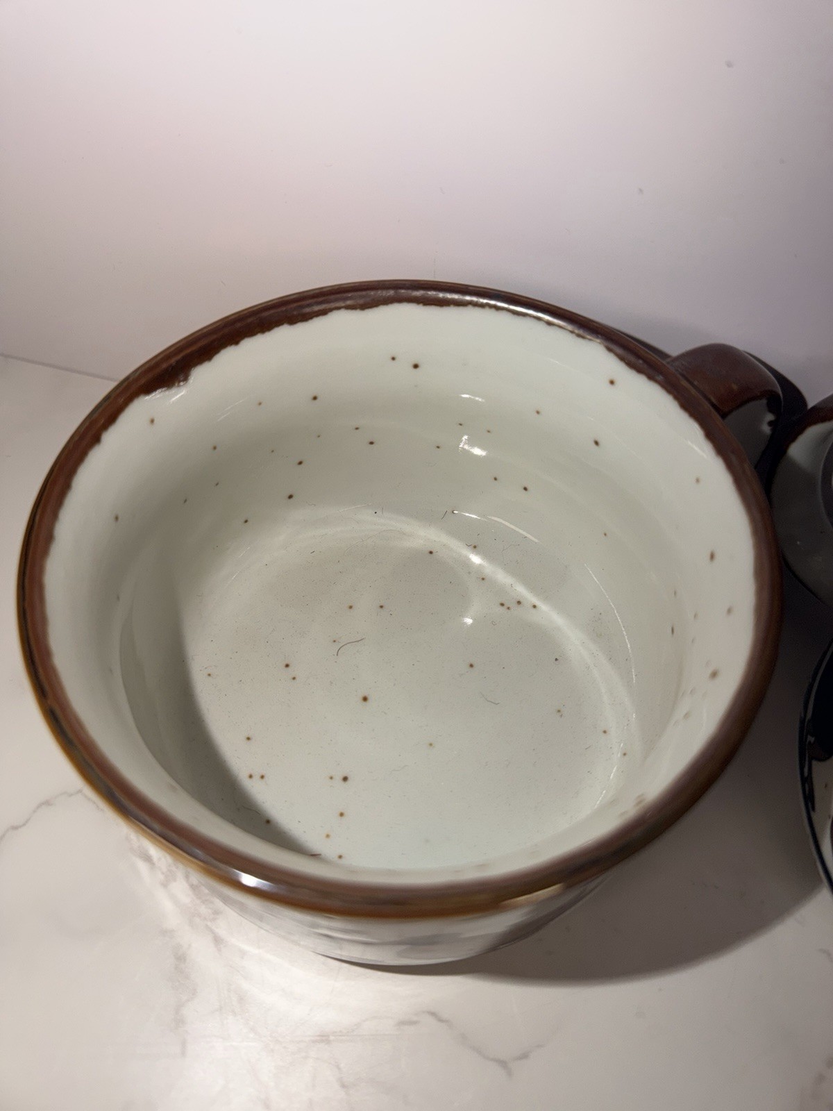 Otagiri 1970’s STONEWARE MUGS Soup Coffee Cup Birds MCM Set Of 3 Vintage EUC