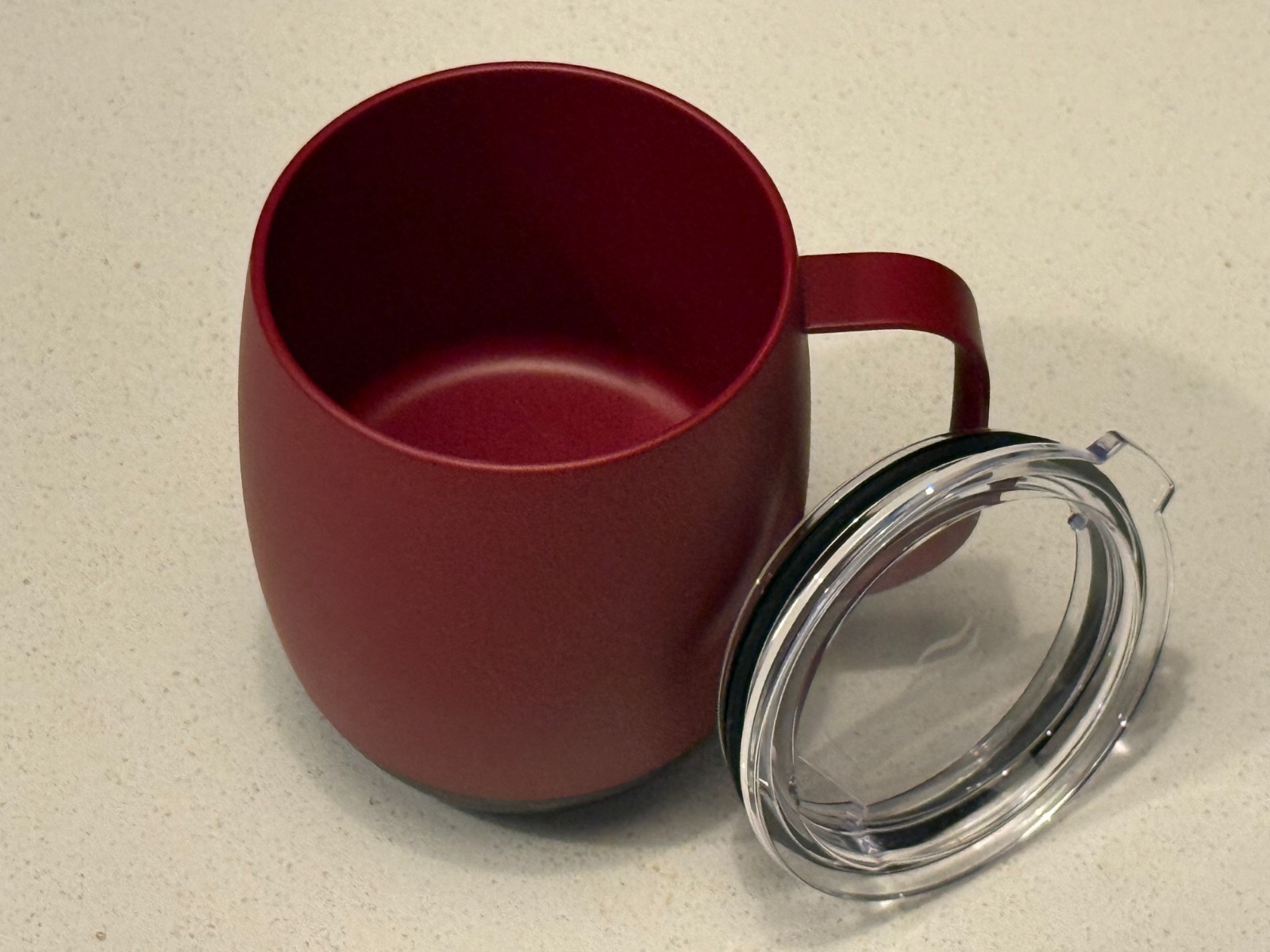 Nextmug warming smart mug, Model MMA-1122, Burgundy, charging dock, NEVER USED