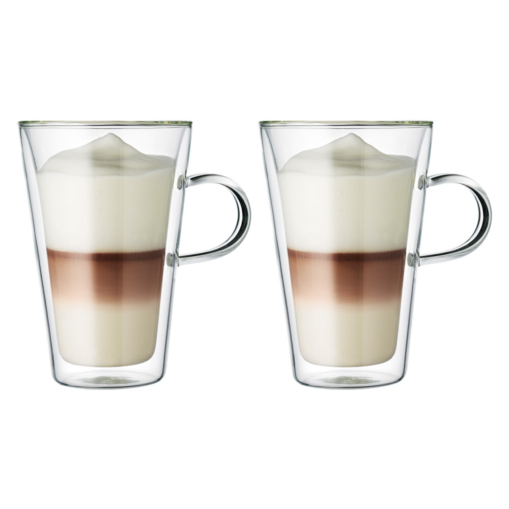NEW Bodum Canteen Double Wall Thermo Glasses 400ml Set 2pce