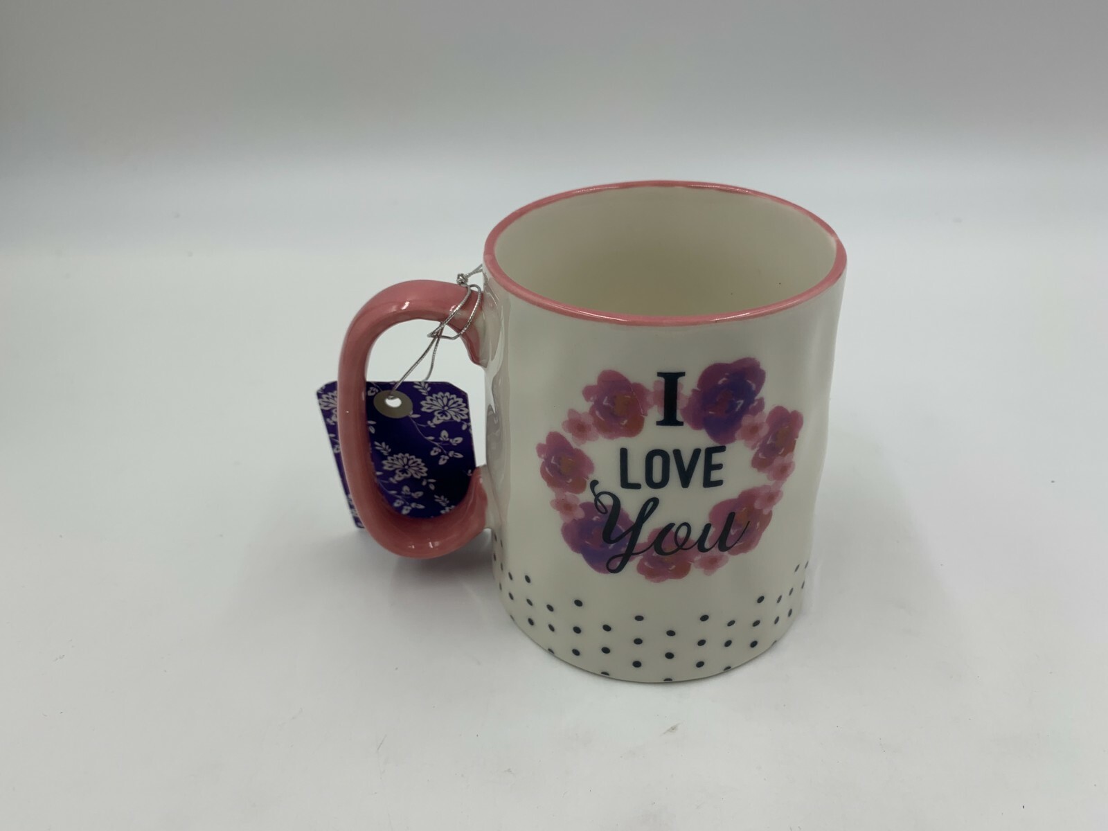 Bella Ceramic 16oz I love You Coffee Mug AA02B55008