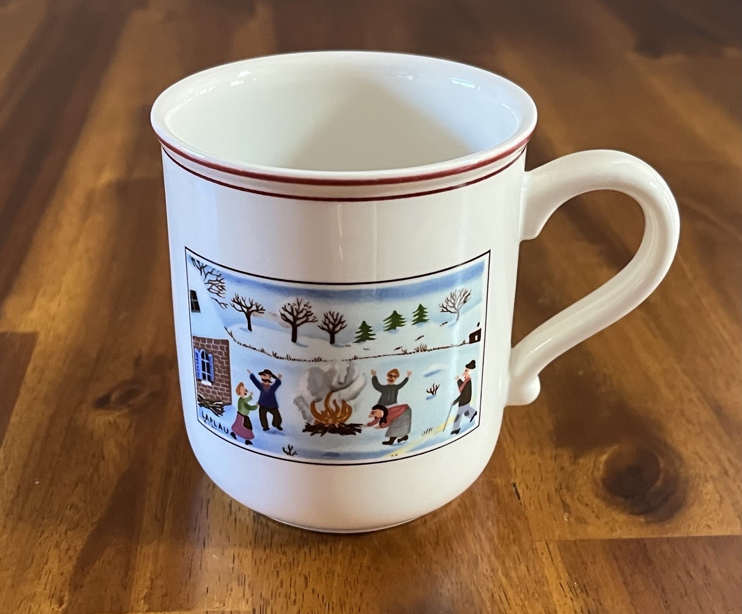 Villeroy & Boch Naif Christmas Mug Depuis 1748 Luxembourg 8 oz Qty 1