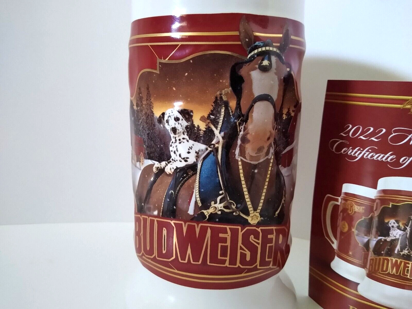 Budwesier Famous Friends 43rd Anniversary Edition Stein 2022 Great Shape!