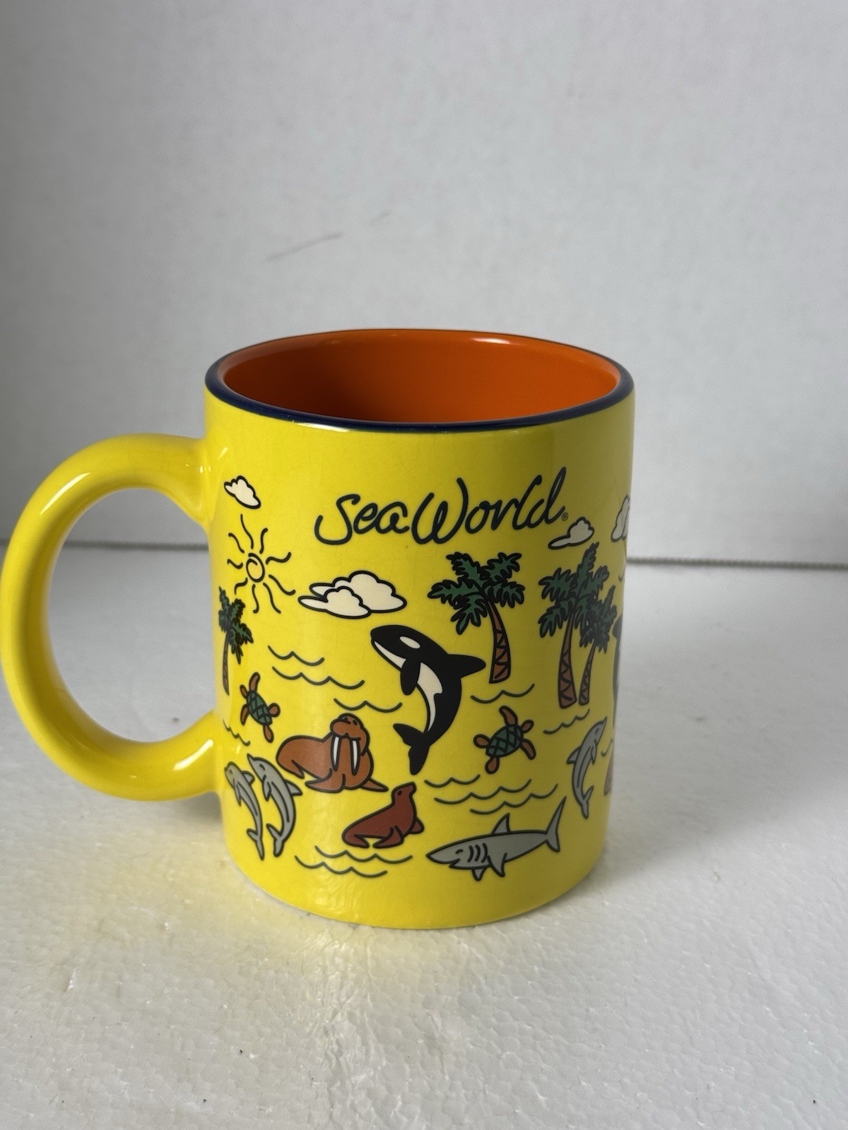 Seaworld Coffee Mug. Art Deco Print Mug