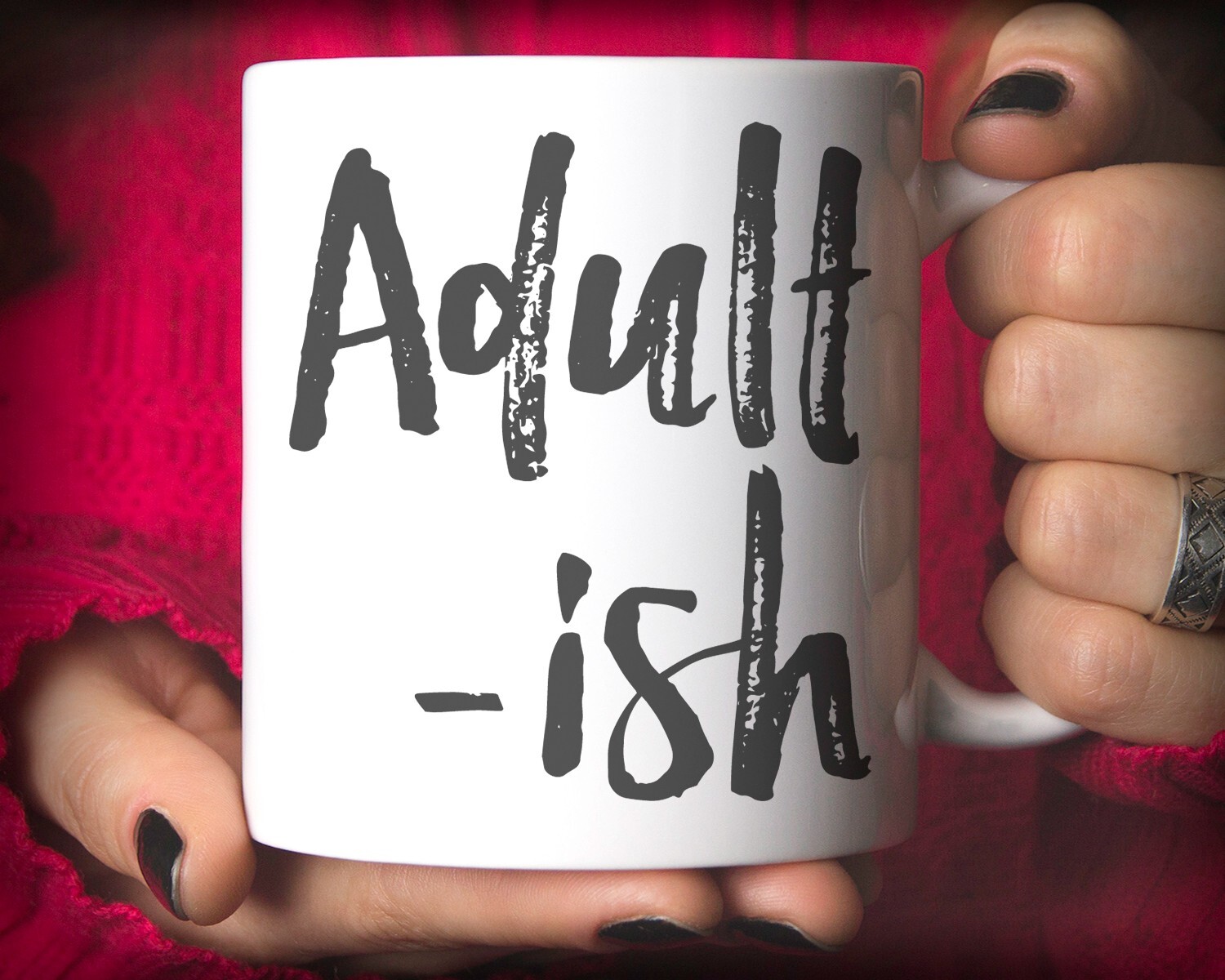 Adultish Mug, adulting adult ish funny 11oz Coffee Mug Gift