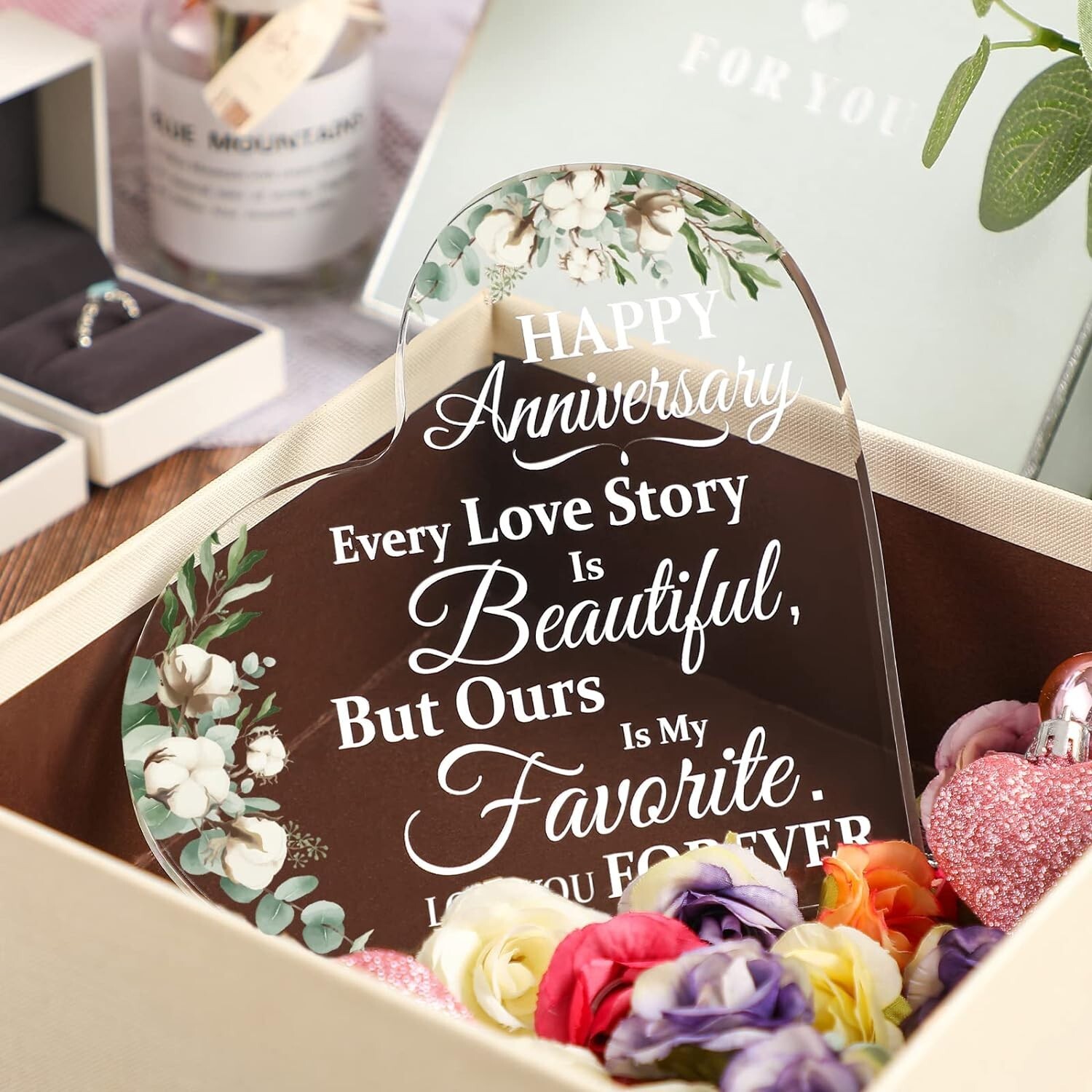 Wedding Gift for Her Years of Marriage Gift Happy Anniversary Present for Woman