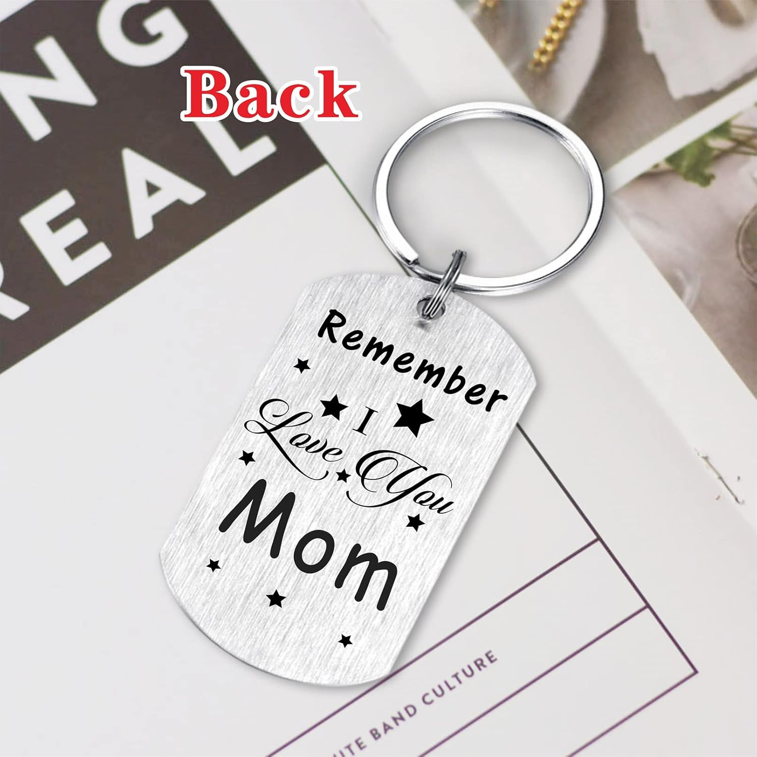 Happy Mom Christmas Gifts for Women – Remember I Love You Mom Birthday Gifts, Me