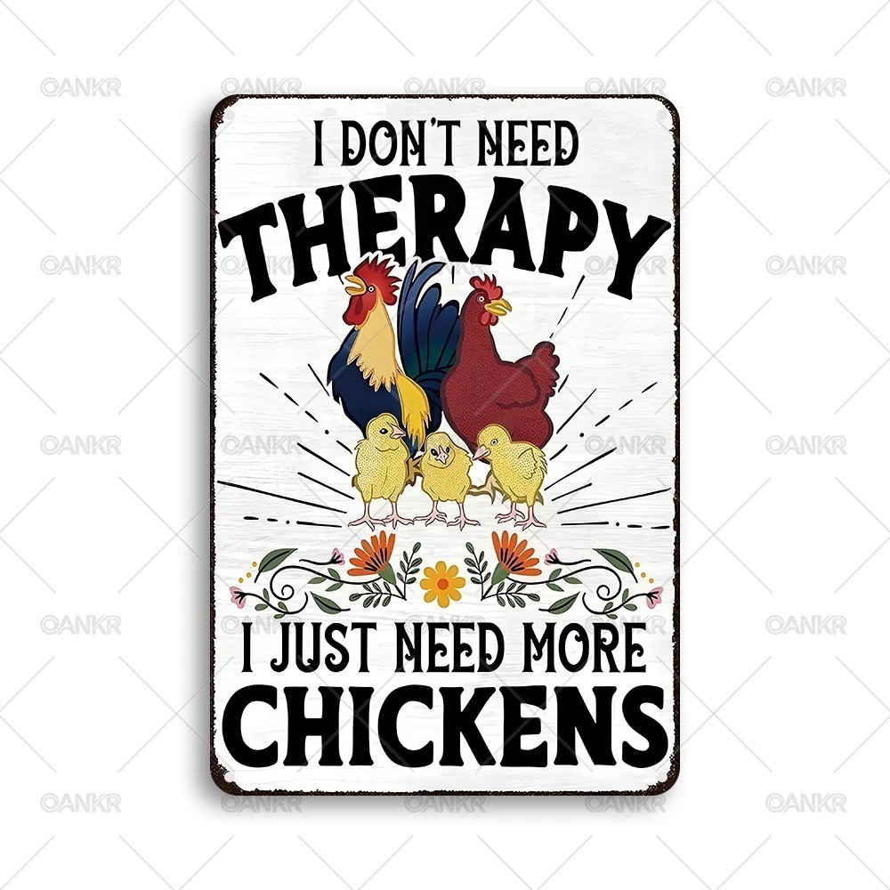 Funny Chicken Gift Tin “I’m Going to Let God Fix It” Christian Gift Chicken