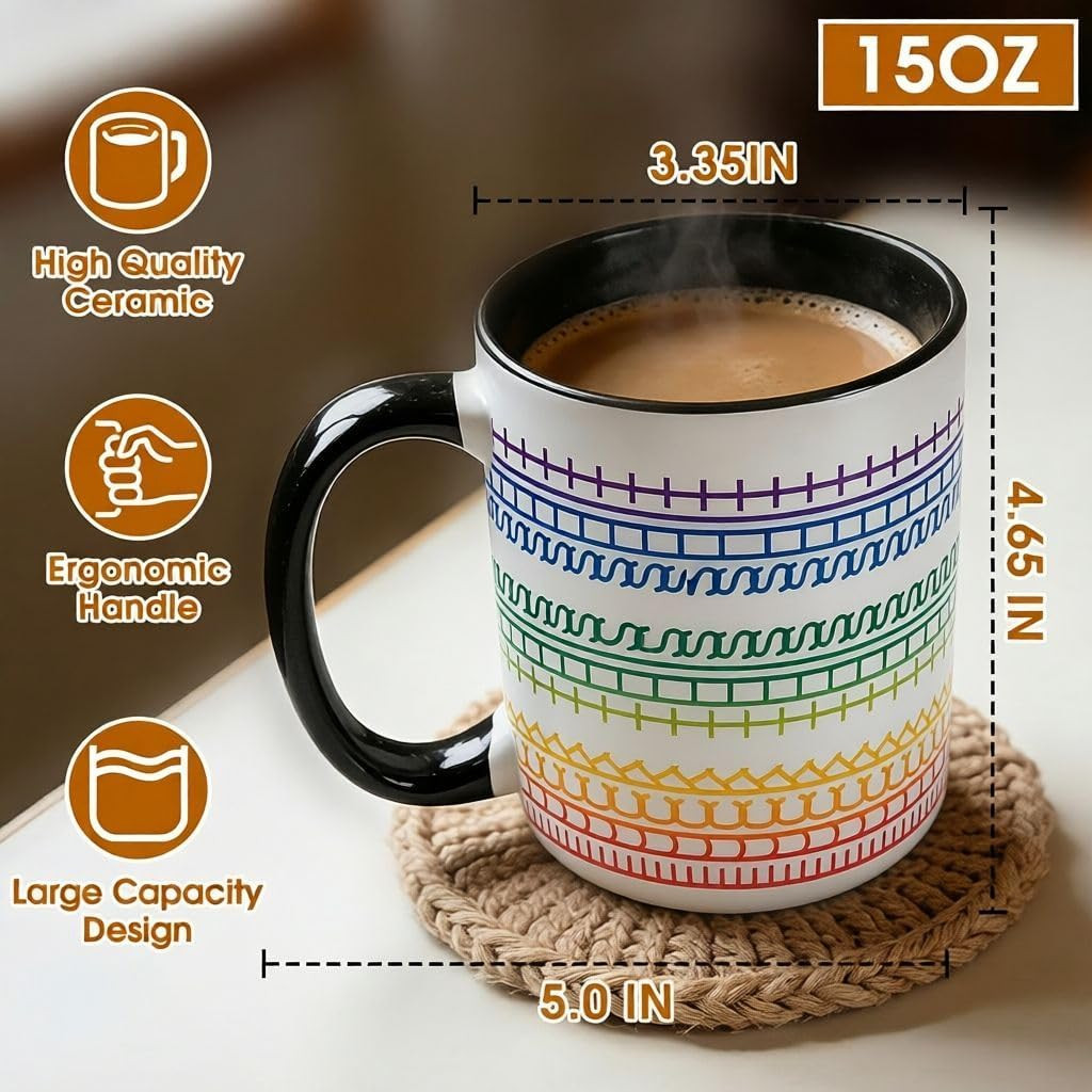 Funny Coffee Mug for Women Men,15Oz Ceramic Hidden Message Cup,Funny Birthday Gi