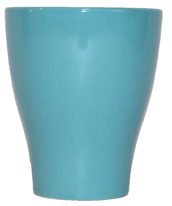Coffee Tea Cup Mug IKEA FARGRIK 21533 Turquoise 8 oz. Stoneware Stackable