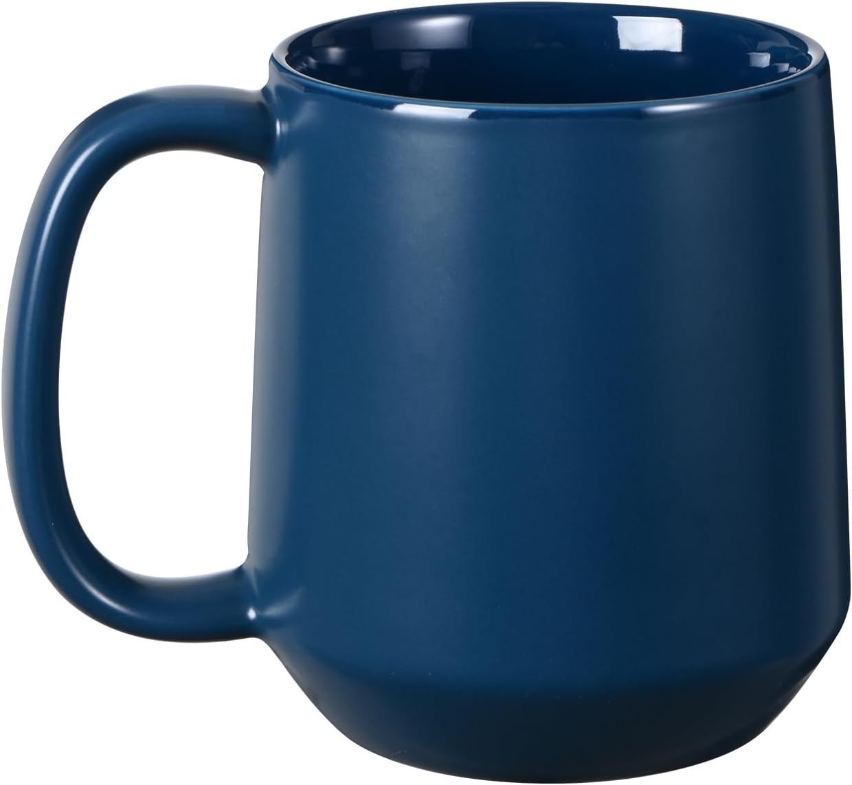 Ceramic Coffee Mug, 16 oz Large Coffee Cup, Tea Mug with Handle, Flat Bottom …