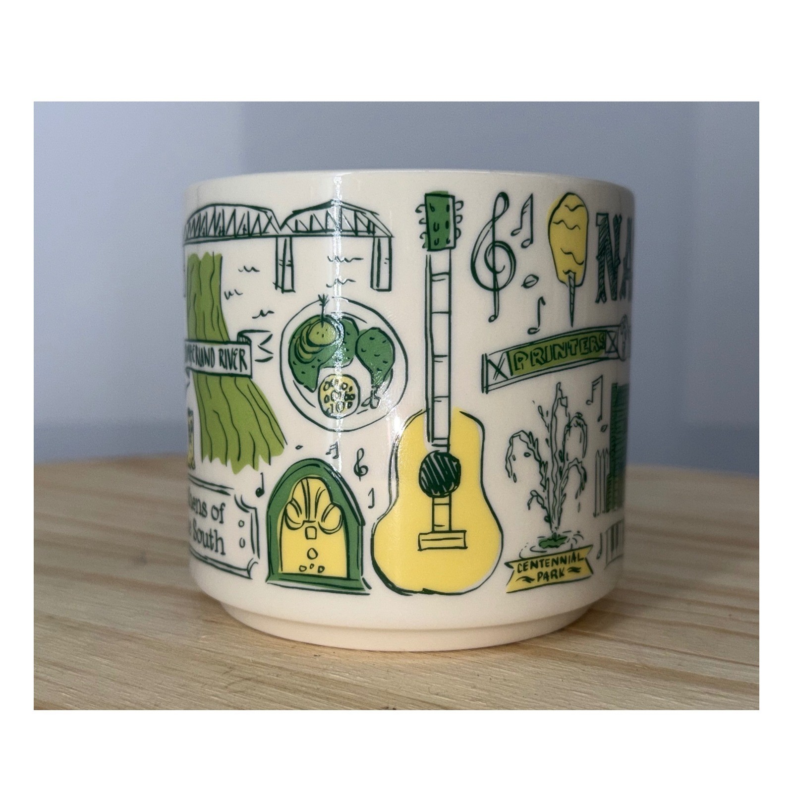 Starbucks Nashville, TN Mug Been There Series Across the Globe 14oz Coffee Cup