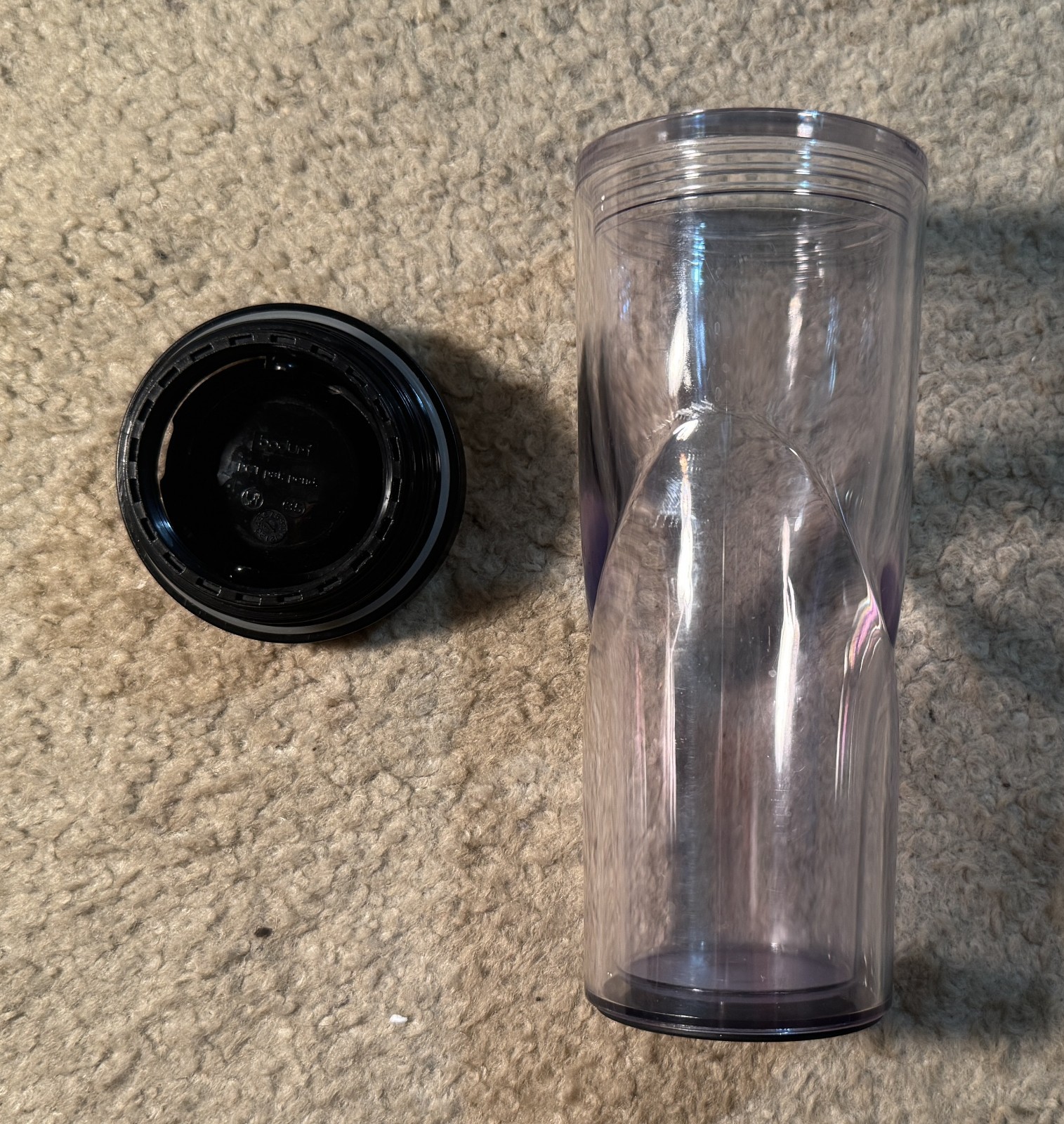 Bodum Acrylic Screw Lock Lid Travel Mug 8″ Tall