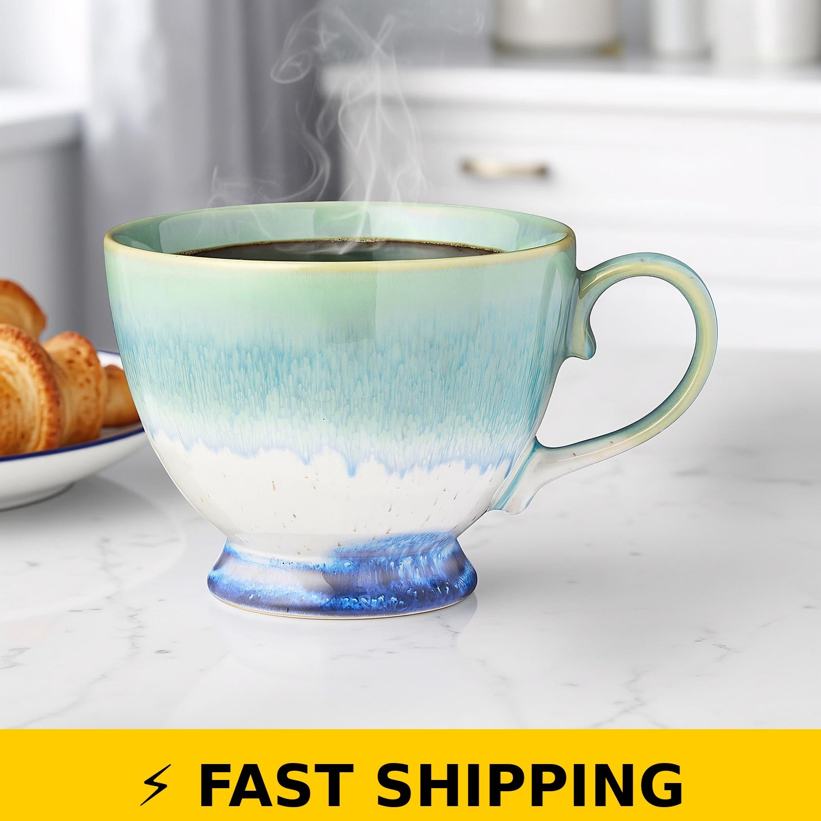 Mainstays Stoneware 14oz Green Tea Mug