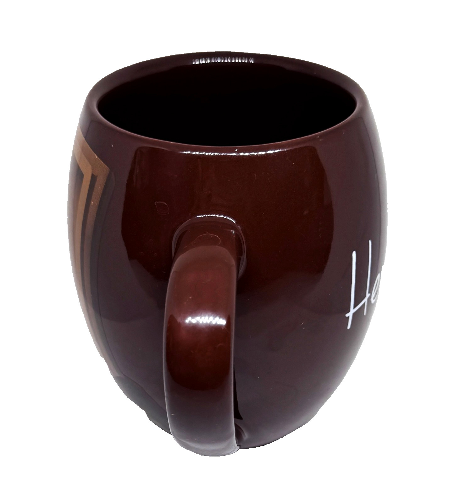 Hershey’s Chocolate World Happy Chocolate Bar Coffee Mug Brown Cute 5″ ☕