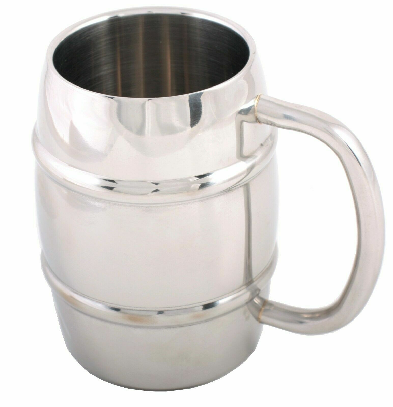 BEER MUG DOUBLE WALLED STAINLESS STEEL (14 OZ) WITH GIFT BOX