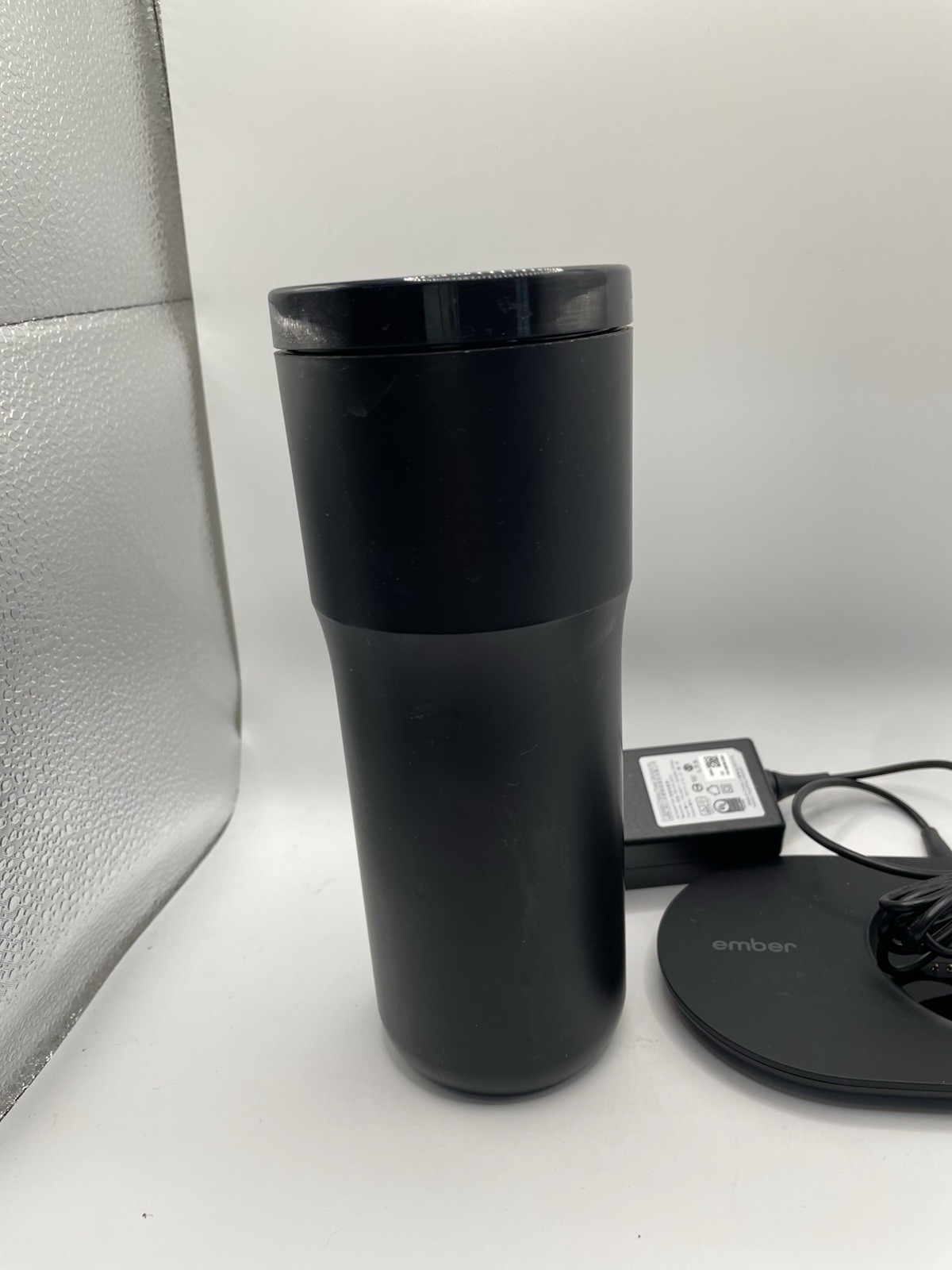 Ember Travel Mug 2+, 12 oz, Temperature Control Smart Travel Mug Used Black READ